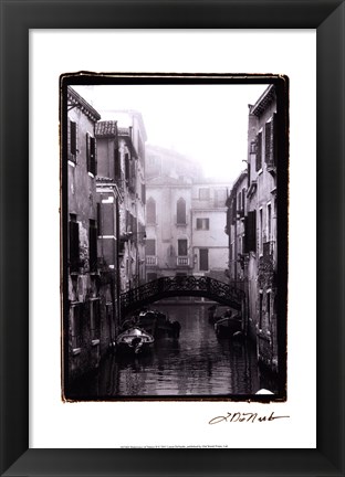 Framed Waterways of Venice II Print