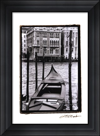 Framed Waterways of Venice III Print