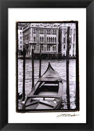 Framed Waterways of Venice III Print