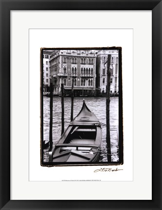 Framed Waterways of Venice III Print