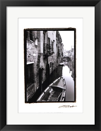 Framed Waterways of Venice V Print
