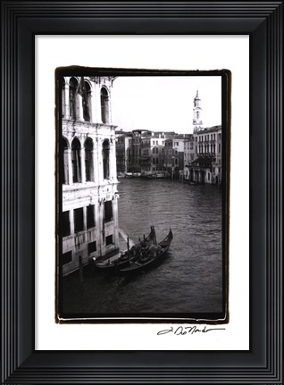 Framed Waterways of Venice VI Print