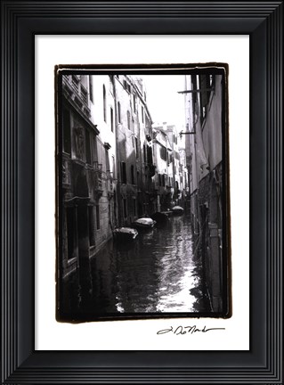 Framed Waterways of Venice VII Print