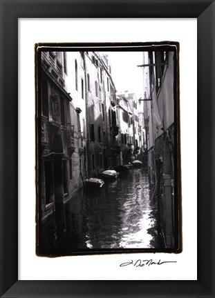 Framed Waterways of Venice VII Print