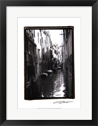 Framed Waterways of Venice VII Print