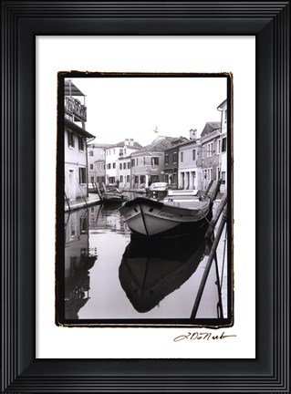 Framed Waterways of Venice VIII Print