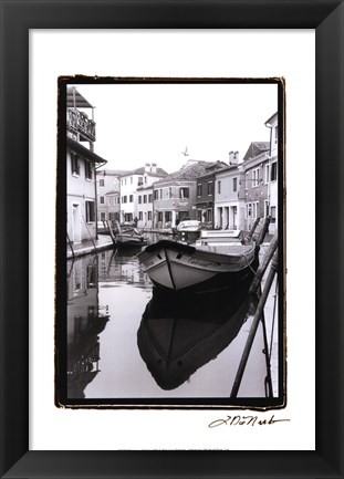 Framed Waterways of Venice VIII Print