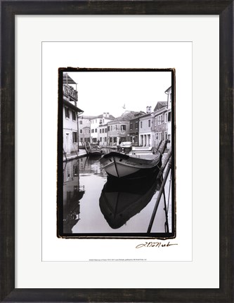 Framed Waterways of Venice VIII Print