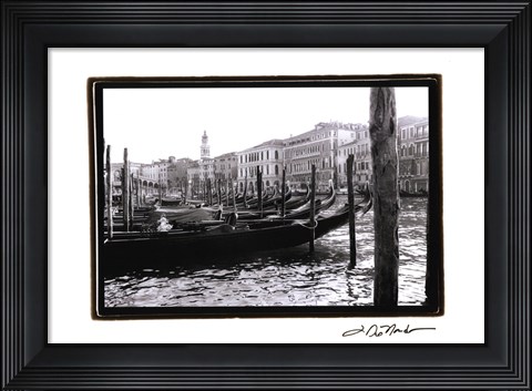 Framed Waterways of Venice IX Print