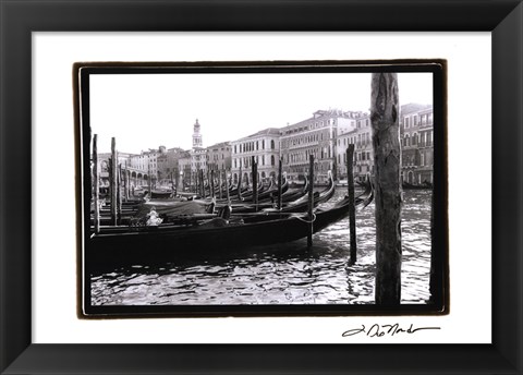 Framed Waterways of Venice IX Print