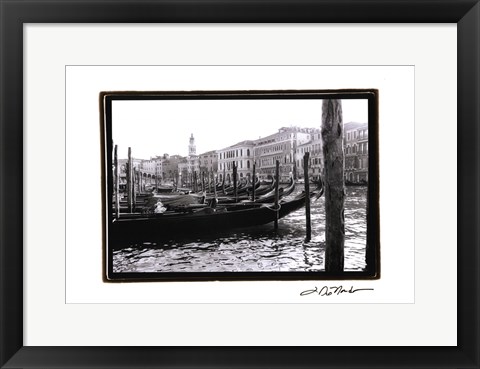 Framed Waterways of Venice IX Print