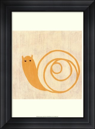 Framed Best Friends- Snail Print