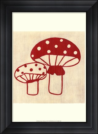 Framed Best Friends- Mushrooms Print