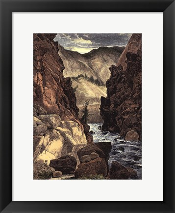 Framed Weber Canyon Print