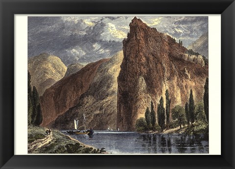 Framed Mountain View II Print