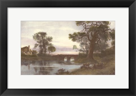 Framed Towards the Golden West Print