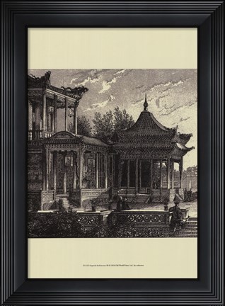 Framed Imperial Achitecture III Print