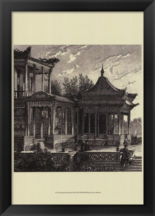 Framed Imperial Achitecture III Print