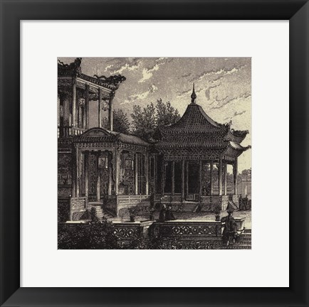 Framed Imperial Achitecture III Print