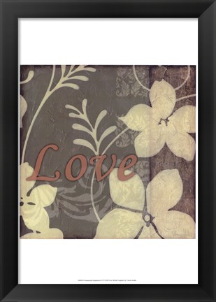 Framed Ornamental Inspiration IV Print