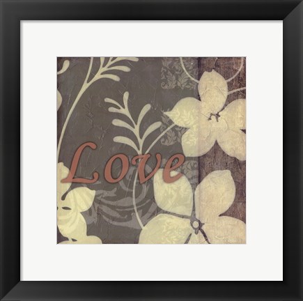 Framed Ornamental Inspiration IV Print