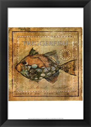 Framed Ocean Fish XI Print