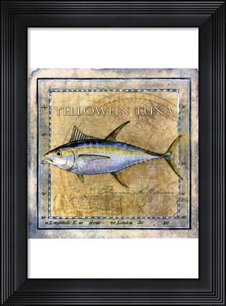 Framed Ocean Fish XII Print