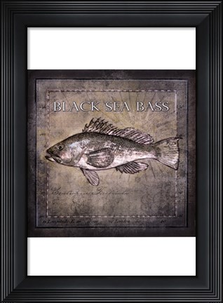 Framed Ocean Fish II Print