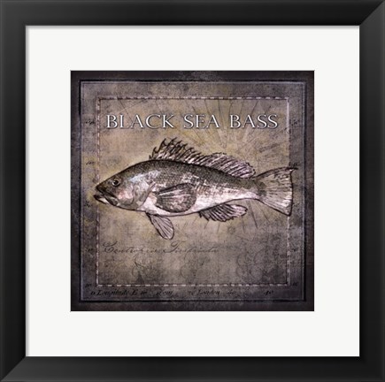 Framed Ocean Fish II Print