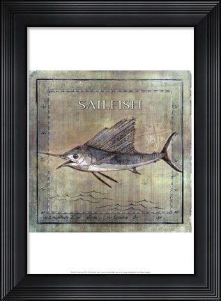 Framed Occean Fish VIII Print