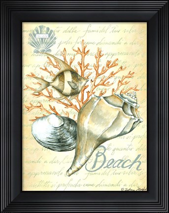 Framed Under The Sea II Print