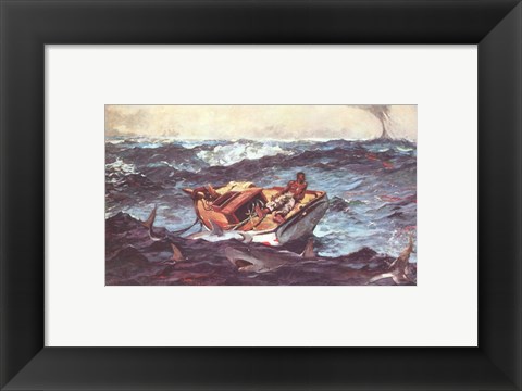 Framed Winslow Homer Storm Print