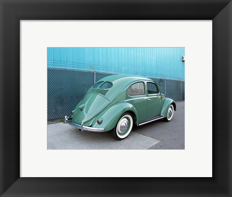 Framed 1949 VW Beetle Print