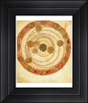 Framed Aratea 93v Print