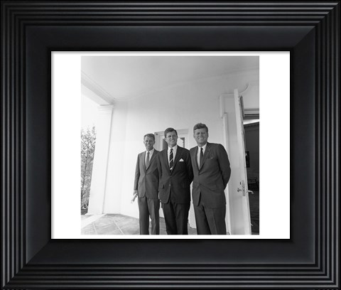 Framed JFK-Robert-Edward Print