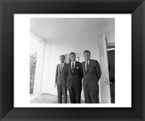 Framed JFK-Robert-Edward Print