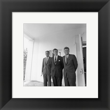 Framed JFK-Robert-Edward Print