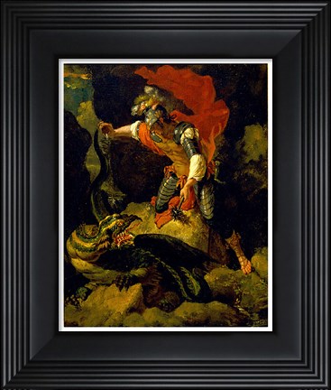 Framed Dragon Print
