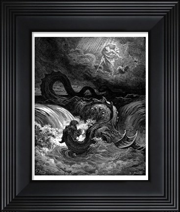 Framed Destruction of Leviathan Print
