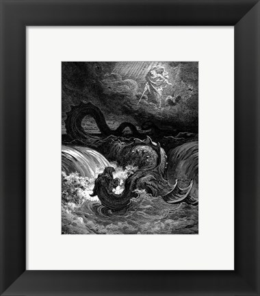 Framed Destruction of Leviathan Print