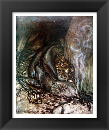 Framed Dragon IV Print