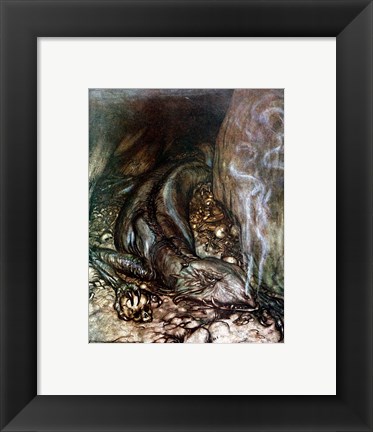 Framed Dragon IV Print