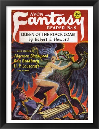 Framed Avon Fantasy Reader 1948 Cover Print