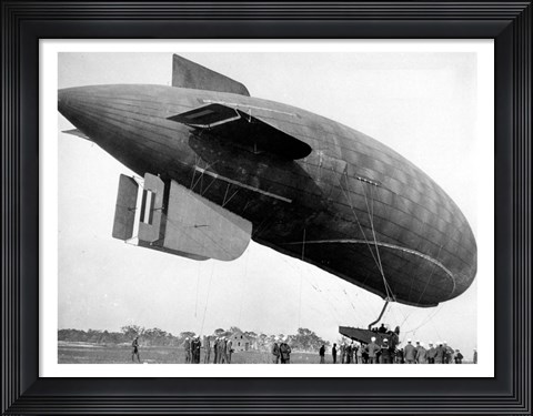Framed B Class Blimp Print