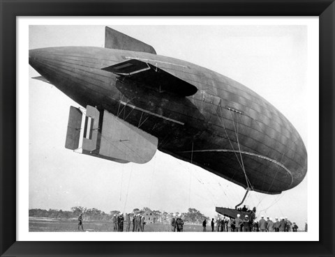 Framed B Class Blimp Print