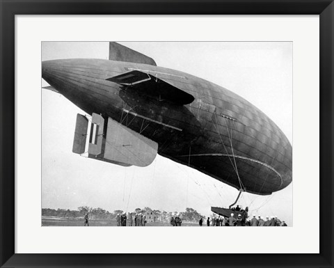 Framed B Class Blimp Print