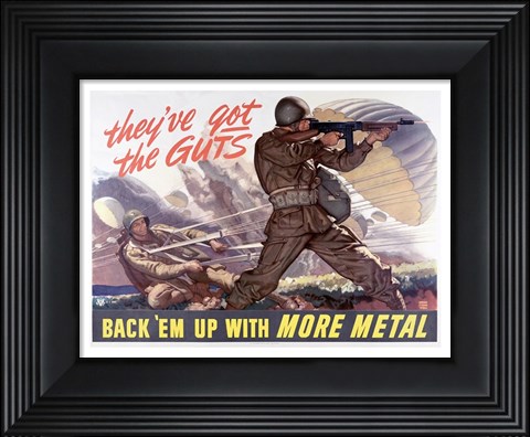 Framed Back em&#39; Up Print
