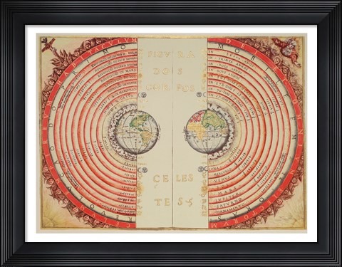 Framed Bartolomeu Velho 1568 Print