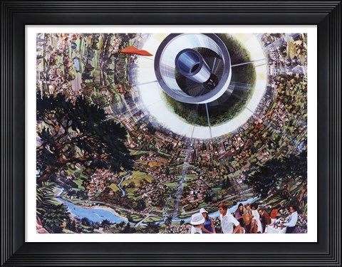 Framed Bernal Sphere Print