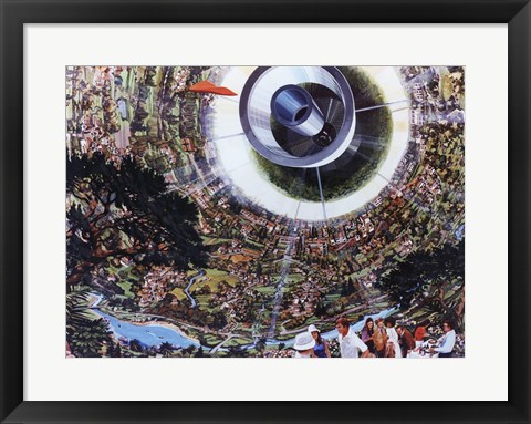 Framed Bernal Sphere Print